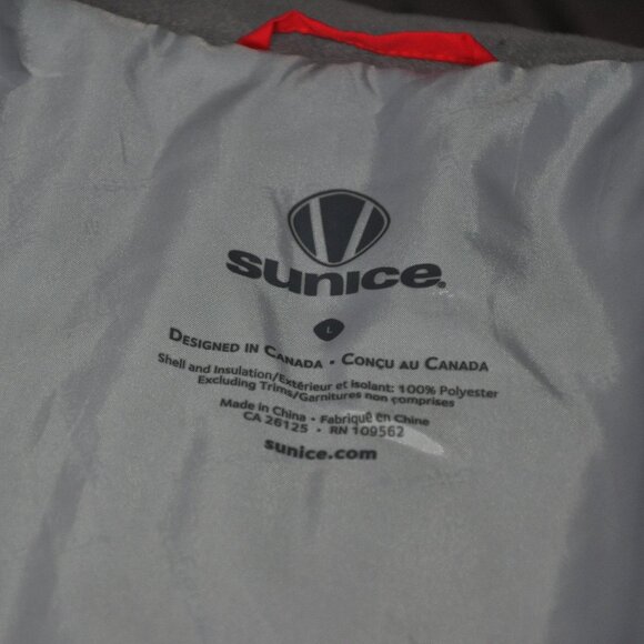 2010 VANCOUVER WINTER OLYMPIC SUNICE JACKET CTV Canada RED Jacket L - Picture 5 of 6